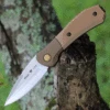 Discount 🧨 Buck Knives Buck Paradigm Shift Automatic 591BRS, 3" S35VN Drop Point Blade, Brown G-10 Handle ❤️