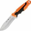 Wholesale ❤️ Buck Knives Buck 658 Orange Pursuit Pro Small Drop Point Fixed Blade, 3.75" S35VN Satin Drop Point Blade, Black & Orange Glass Filled Nylon Handle ✔️