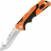 Best Pirce 🔥 Buck Knives Buck 660 Orange Pursuit Pro Large Folding Guthook, 3.5" S35VN Satin Guthook Blade, Black & Orange Glass Filled Nylon Handle 🛒
