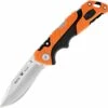 Discount 👍 Buck Knives Buck 661 Orange Pursuit Pro Small Folding Knife, 3.5" S35VN Satin Drop Point Blade, Black & Orange Glass Filled Nylon Handle 🤩