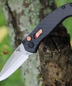 Best deal 🛒 Buck Knives Buck Impact Automatic 898CFSLE - 2021 Limited Edition, 3.13" S35VN Satin Plain Blade, Twill Carbon Fiber Handle 🔔