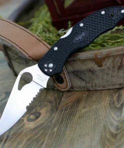 Coupon ✔️ Byrd Knives Byrd Harrier 2 Lightweight BY01PSBK2, 3.36" 8Cr13MoV Part Serrated Blade, Black FRN Handle 💯