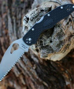 Outlet 🔥 Byrd Knives Byrd Harrier 2 - Blk FRN (3.38" 8Cr13MoV SpyderEdge) BY01SBKWC2 😍