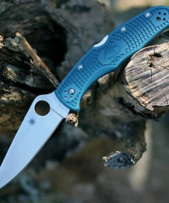 Deals 🔔 Spyderco Knives Spyderco Endura K390 Lightweight C10FPK390, 3.8" K390 Steel Plain Blade, Blue FRN Handle. ⌛