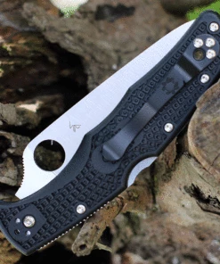 Brand new 👍 Spyderco Knives Spyderco Endura Thin Blue Line 3.80" Satin Black FRN C10FBKBL 🎁 -Automatic Knives shop C10FPSBKBL.2 49163.1626886414