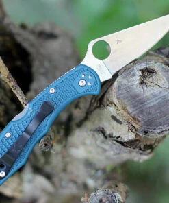 Cheap 🌟 Spyderco Knives Spyderco Delica K390 Lightweight C11FPK390, 2.90" K390 Steel Plain Blade, Blue FRN Handle 🎉 -Automatic Knives shop C11FPK390 27988.1597433136