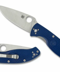 Flash Sale 💯 Spyderco Knives Spyderco Tenacious Lightweight Blue C122PBL, 3.39" CPM S35VN Satin Plain Blade, FRN Handle 😍