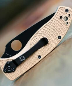 Discount ⌛ Spyderco Knives Spyderco Tenacious Lightweight, C122PSTNBK, 3.39" 8Cr13MoV Partially Serrated Black Blade, Tan FRN Handle 🌟 7 Discount ⌛ Spyderco Knives Spyderco Tenacious Lightweight, C122PSTNBK, 3.39" 8Cr13MoV Partially Serrated Black Blade, Tan FRN Handle 🌟 -Automatic Knives shop C122PTNBK.2 28803.1610400525.1280.1280 49374.1616702873