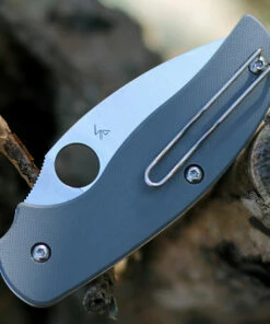 New 🤩 Spyderco Knives Spyderco Sage 1 Cool Gray C123GPGY, 3.00" Maxamet Plain Blade, G-10 Handle 🎉 -Automatic Knives shop C123GPGY 20629.1605296574