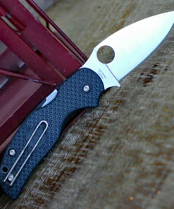 Best reviews of 🎁 Spyderco Knives Spyderco C123PBK Sage 5 Lightweight, 3.00" CPM S30V Plain Blade, Black FRN Handle ✔️ -Automatic Knives shop C123PBK.1 30643.1574873992