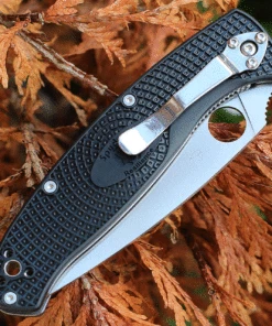 Best Pirce 👍 Spyderco Knives Spyderco Resilience Lightweight C142PBK, 4.20" 8Cr13MoV Satin Plain Blade, Black FRN handle 💯 -Automatic Knives shop C142PBK.2 70618.1633460824