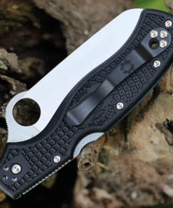 Flash Sale 👏 Spyderco Knives Spyderco Rescue Thin Blue Line 3.57" Satin Black FRN C14FBKBL3 🧨 -Automatic Knives shop C14FSBKBL3.2 50883.1626810315