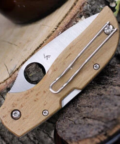 Hot Sale 😀 Spyderco Knives Spyderco Chaparral Birdseye Maple C152WDP, 2.79" CTS XHP Plain Blade, Wood Handle 🔔 8 Hot Sale 😀 Spyderco Knives Spyderco Chaparral Birdseye Maple C152WDP, 2.79" CTS XHP Plain Blade, Wood Handle 🔔 -Automatic Knives shop C152WDP.3 18608.1611931403