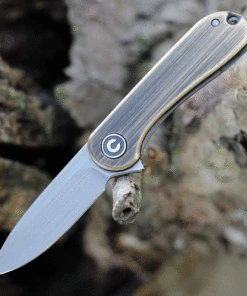 Budget โ CIVIVI Knives CIVIVI Mini Elementum Brass (1.8" Gray) C18062Q-1 โญ