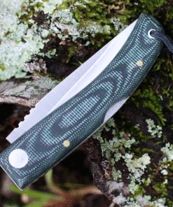 Best deal ✔️ Castillo Knives Navaja Lockback Folding, C1PGM, 3" Satin Sandvik 14C28N Blade, Pine Green Micarta Handles ❤️ -Automatic Knives shop C1PGM.2 41408.1636038863