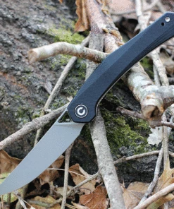Deals 🔥 CIVIVI Knives CIVIVI Lazar Front Flipper - Black G-10 (3.3" Gray SW 10Cr15CoMoV) C20013-1 ✔️