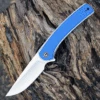 Outlet 🔥 CIVIVI Knives CIVIVI Asticus C2002C, 3.80" D2 Satin Drop Point Plain Blade, Blue G-10 Handles 🎉
