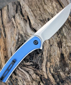 Outlet 🔥 CIVIVI Knives CIVIVI Asticus C2002C, 3.80" D2 Satin Drop Point Plain Blade, Blue G-10 Handles 🎉 -Automatic Knives shop C2002C 32286.1628004963