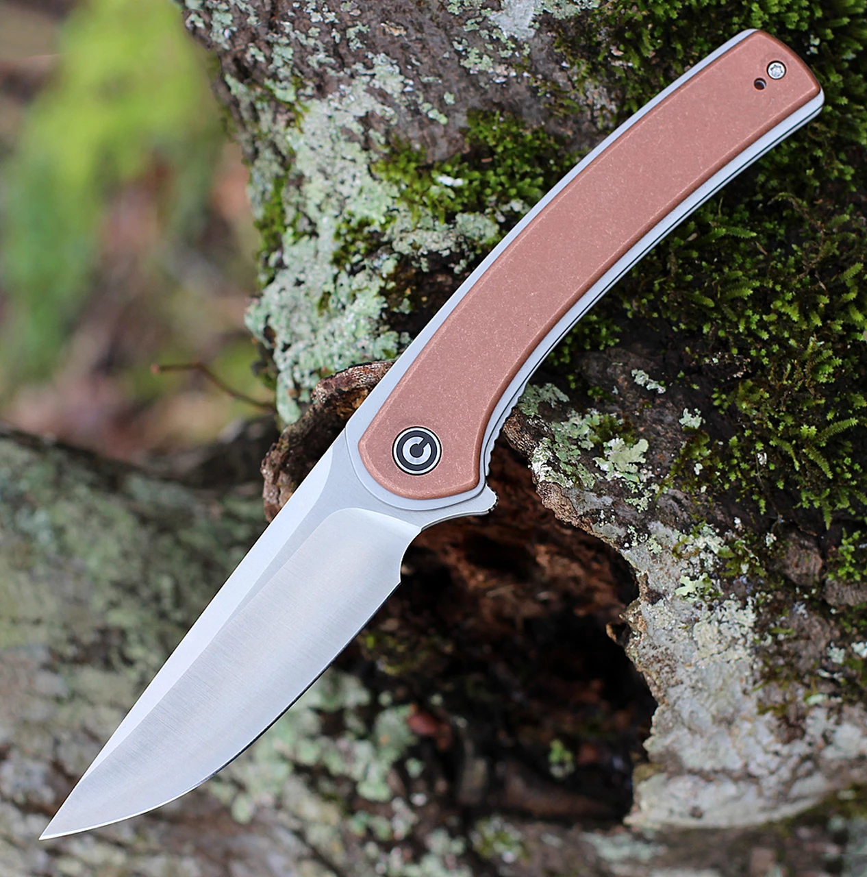 Buy 🛒 CIVIVI Knives CIVIVI Asticus C2002F, 3.80" D2 Satin Drop Point Plain Blade, Stonewashed Copper Handles 🎉 1 Buy 🛒 CIVIVI Knives CIVIVI Asticus C2002F, 3.80" D2 Satin Drop Point Plain Blade, Stonewashed Copper Handles 🎉