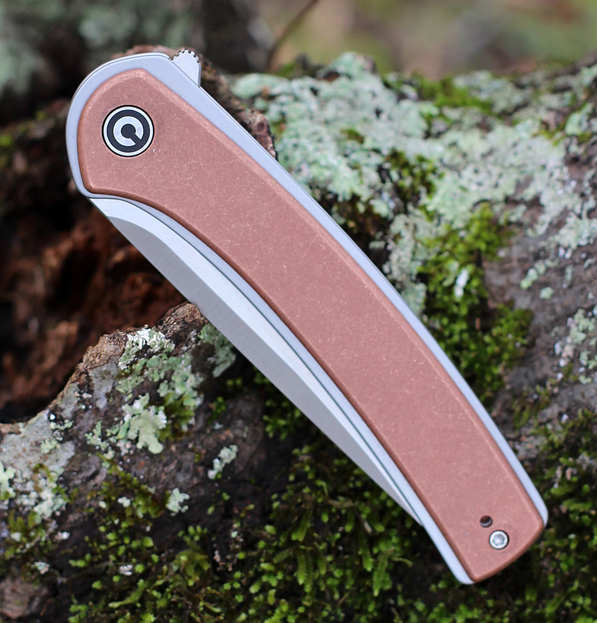 Buy 🛒 CIVIVI Knives CIVIVI Asticus C2002F, 3.80" D2 Satin Drop Point Plain Blade, Stonewashed Copper Handles 🎉 3 Buy 🛒 CIVIVI Knives CIVIVI Asticus C2002F, 3.80" D2 Satin Drop Point Plain Blade, Stonewashed Copper Handles 🎉 - Image 3