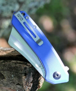 Buy ⭐ CIVIVI Knives CIVIVI Mini Bullmastiff C2004B, 2.97" 9Cr18MoV Stonewashed Cleaver Plain Blade, Blue G-10 Handles 👍 -Automatic Knives shop C2004B.2 00793.1592336825