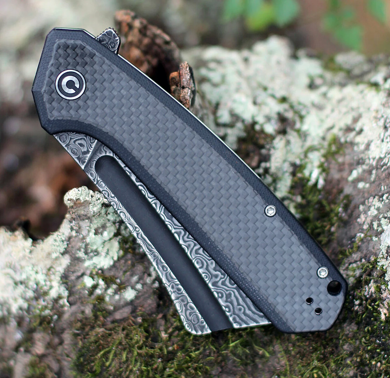 Best reviews of 🔥 CIVIVI Knives CIVIVI Bullmastiff C2006DS-1, 3.83" Damascus Cleaver Blade, Black G-10 Handles w/Twill Carbon Fiber Overlay ✨ 4 Best reviews of 🔥 CIVIVI Knives CIVIVI Bullmastiff C2006DS-1, 3.83" Damascus Cleaver Blade, Black G-10 Handles w/Twill Carbon Fiber Overlay ✨ - Image 4