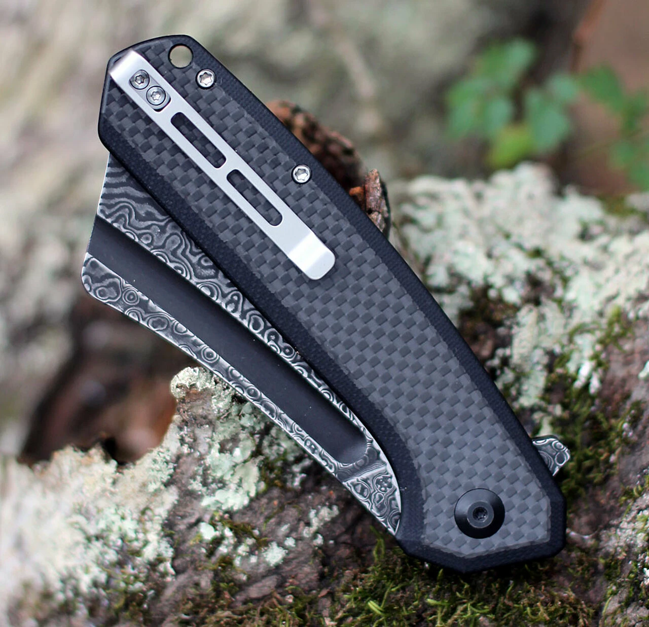 Best reviews of 🔥 CIVIVI Knives CIVIVI Bullmastiff C2006DS-1, 3.83" Damascus Cleaver Blade, Black G-10 Handles w/Twill Carbon Fiber Overlay ✨ 3 Best reviews of 🔥 CIVIVI Knives CIVIVI Bullmastiff C2006DS-1, 3.83" Damascus Cleaver Blade, Black G-10 Handles w/Twill Carbon Fiber Overlay ✨ - Image 3