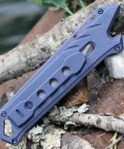 Hot Sale ❤️ CIVIVI Knives CIVIVI Mandate Utility Knife C2007B, 2.12" 9Cr18MoV Stonewashed Blade, Blue Titanium Handle ✔️ -Automatic Knives shop C2007B.1 32762.1622058380