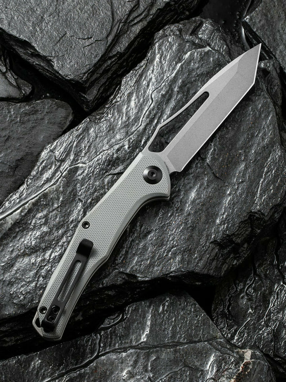 Wholesale 👍 CIVIVI Knives CIVIVI Fracture C2008B, 3.35" 8Cr14MoV Stonewashed Tanto Blade, Gray G-10 Handles 🎉 2 Wholesale 👍 CIVIVI Knives CIVIVI Fracture C2008B, 3.35" 8Cr14MoV Stonewashed Tanto Blade, Gray G-10 Handles 🎉 - Image 2