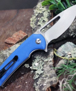 Brand new ✨ CIVIVI Knives CIVIVI Odium C2010C, 2.65" D2 Stonewashed Drop Point Plain Blade, Blue G-10 Handles ✔️ -Automatic Knives shop C2010C 57005.1624913608