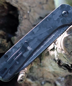 Brand new ⭐ CIVIVI Knives CIVIVI Button Lock Elementum - Black Marble CF (3.47" Damascus) C2103DS-3 👍 -Automatic Knives shop C2013DS3.2 42872.1628180487