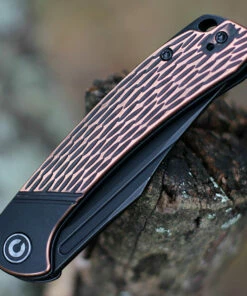 Buy 🎉 CIVIVI Knives CIVIVI 🐶 Dogma Linerlock C2014B, 3.46"" D2 Black Stonewashed Blade, Black/Copper Handles ❤️ -Automatic Knives shop C2014B.3 28064.1602871282