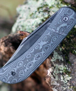 Flash Sale 🛒 CIVIVI Knives Civivi Appalachian Drifter Slip Joint C2015DS-1, 2.96" Black Hand Rubbed Damascus Blade, Layered Gray G10 w/Rose Pattern Carbon Fiber Handle 👏 -Automatic Knives shop C2015DS1.3 01435.1607026442