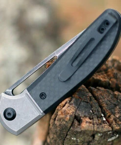 Buy ❤️ CIVIVI Knives CIVIVI Trailblazer C2018DS-1, 2.97" Black Hand Rubbed Damascus Drop Point Blade, Twill Carbon Fiber Over Black G-10 Handle w/ Gray Stainless Steel Bolster 🎁 -Automatic Knives shop C2018DS1.2 02483.1607027038