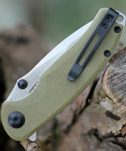 Best deal 🔔 CIVIVI Knives CIVIVI Pintail C2020B, 2.98" CPM S35VN Satin Drop Point Plain Blade, Olive Green Micarta Handles 💯 -Automatic Knives shop C2020B.2 79626.1609256603