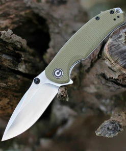Best deal 🔔 CIVIVI Knives CIVIVI Pintail C2020B, 2.98" CPM S35VN Satin Drop Point Plain Blade, Olive Green Micarta Handles 💯