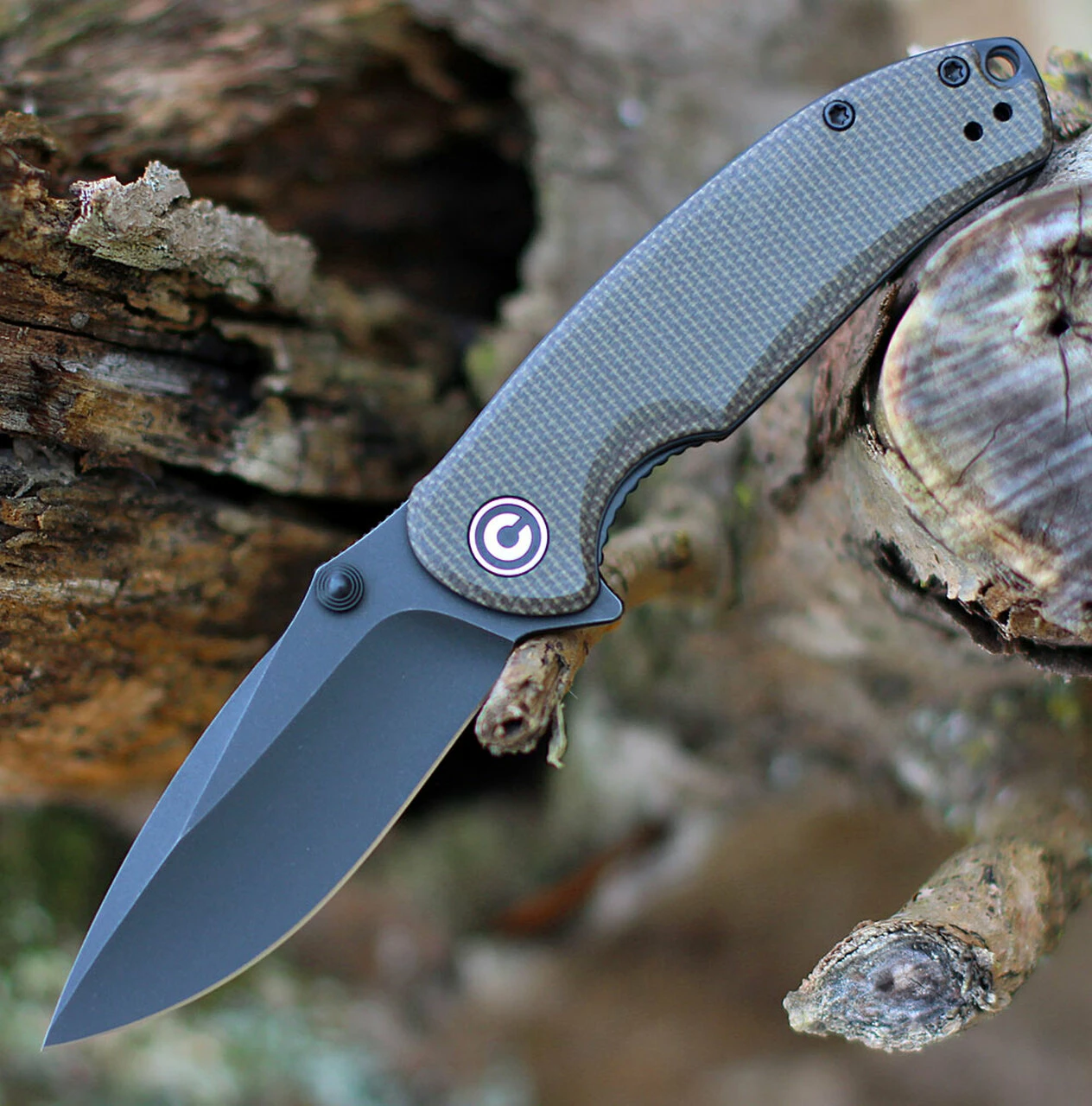 Cheap ✨ CIVIVI Knives CIVIVI Pintail C2020C, 2.98" CPM S35VN Black Stonewashed Drop Point Blade, Dark Green Micarta Handles 🎉 1 Cheap ✨ CIVIVI Knives CIVIVI Pintail C2020C, 2.98" CPM S35VN Black Stonewashed Drop Point Blade, Dark Green Micarta Handles 🎉