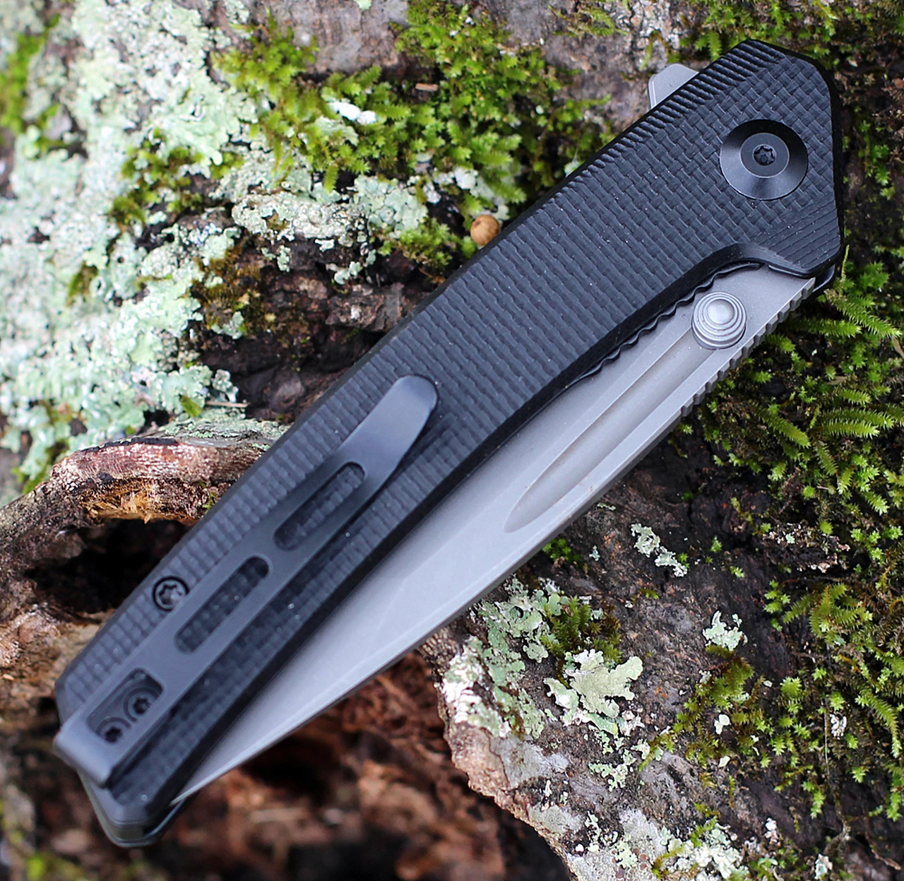 Cheapest 🔔 CIVIVI Knives Keen Nadder, C2021A, 3.48" N690 Compound Tanto Blade, Coarse Black G-10 Handles ⌛ 4 Cheapest 🔔 CIVIVI Knives Keen Nadder, C2021A, 3.48" N690 Compound Tanto Blade, Coarse Black G-10 Handles ⌛ - Image 4