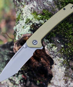 Discount 👏 CIVIVI Knives Keen Nadder, C2021C, 3.48" N690 Compound Tanto Blade, Olive Micarta Handles 🤩