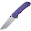 Promo 🌟 CIVIVI Knives CIVIVI Brazen Linerlock Knife C2023A, 3.5" D2 Gray Stonewashed Tanto Blade, Purple G-10 Handle ❤️
