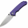 Outlet 🔔 CIVIVI Knives CIVIVI Brazen Flipper Knife C2102A, 3.46" Sandvik 14C28N Stainless Steel Stonewashed Blade, Purple G-10 Handle 🛒