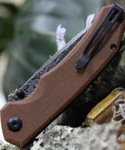 Best reviews of 😍 CIVIVI Knives CIVIVI Brazen Flipper Knife C2102DS-1, 3.46" Damascus Blade, Brown Micarta Handle 😍 -Automatic Knives shop C2102DS1.2 73862.1619107980