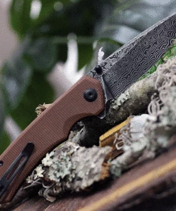 Best reviews of 😍 CIVIVI Knives CIVIVI Brazen Flipper Knife C2102DS-1, 3.46" Damascus Blade, Brown Micarta Handle 😍 -Automatic Knives shop C2102DS1 56685.1619107980