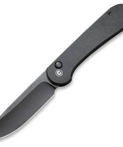 Outlet ๐ CIVIVI Knives CIVIVI Button Lock Elementum - Black G-10 (3.47" Black Stonewashed) C2103A ๐ฅ