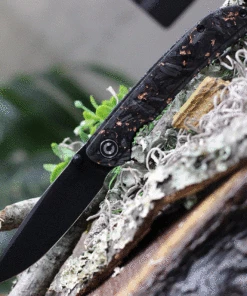 Best reviews of ⭐ CIVIVI Knives CIVIVI Imperium C2106C, 3.47" Nitro-V Black Stonewashed Drop Point Blade, Shredded Carbon Fiber & Copper Shred in Clear Resin Handles 👏