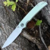 Cheapest 🧨 CIVIVI Knives CIVIVI Imperium C2107A, 3.47" Nitro-V Stonewashed Drop Point Blade, Natural (Translucent Green) G-10 Handles 💯