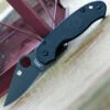 Discount 🔥 Spyderco Knives Spyderco Para 3 Lightweight Blk FRN (3" CTS BD1N Blk) C223PBBK 💯