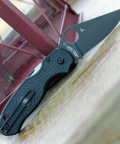 Discount 🔥 Spyderco Knives Spyderco Para 3 Lightweight Blk FRN (3" CTS BD1N Blk) C223PBBK 💯 -Automatic Knives shop C223PBBK 24887.1576680967