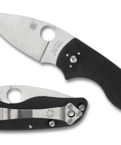 Budget 👏 Spyderco Knives Spyderco LIL' Native C230NLGP, 2.42" Satin CPM S30V Plain Blade, G-10 Handle 👏