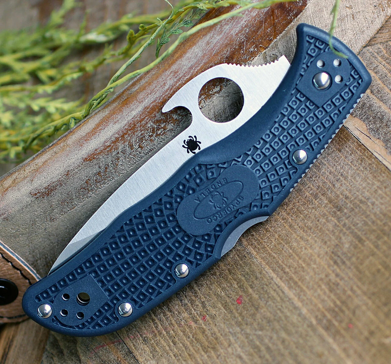 New 🎉 Spyderco Knives Spyderco Endela Emerson Opener C243PGYW, 3.41" VG-10 Satin Plain Blade, Black FRN Handle 💯 3 New 🎉 Spyderco Knives Spyderco Endela Emerson Opener C243PGYW, 3.41" VG-10 Satin Plain Blade, Black FRN Handle 💯 - Image 3